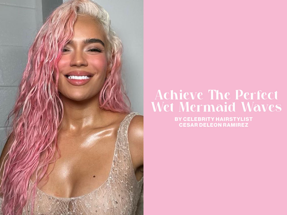Recreate Karol G’s Effortless Wet Mermaid Waves VMAs Look