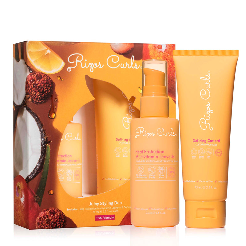 Juicy Styling Duo: Heat Protection Leave-In + Defining Custard
