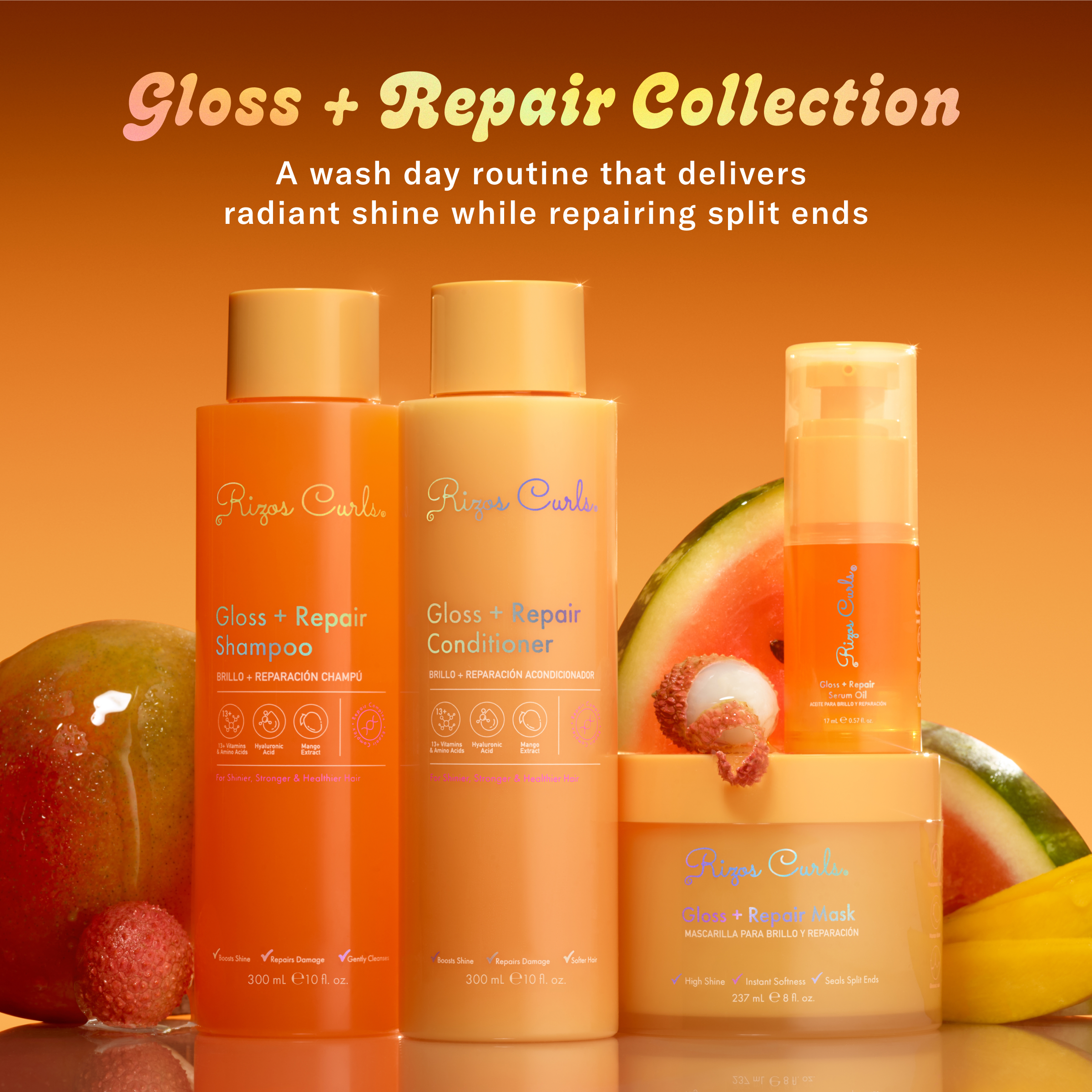 Gloss + Repair Hair Serum Oil