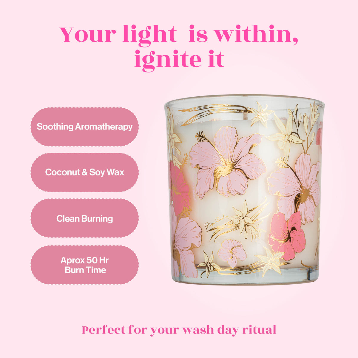 Limited-Edition Flor de Hibiscus Perfumed Candle