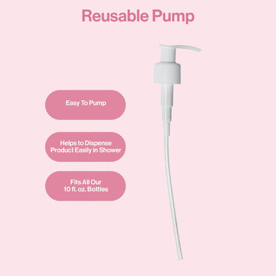 Reusable White Pump Cap