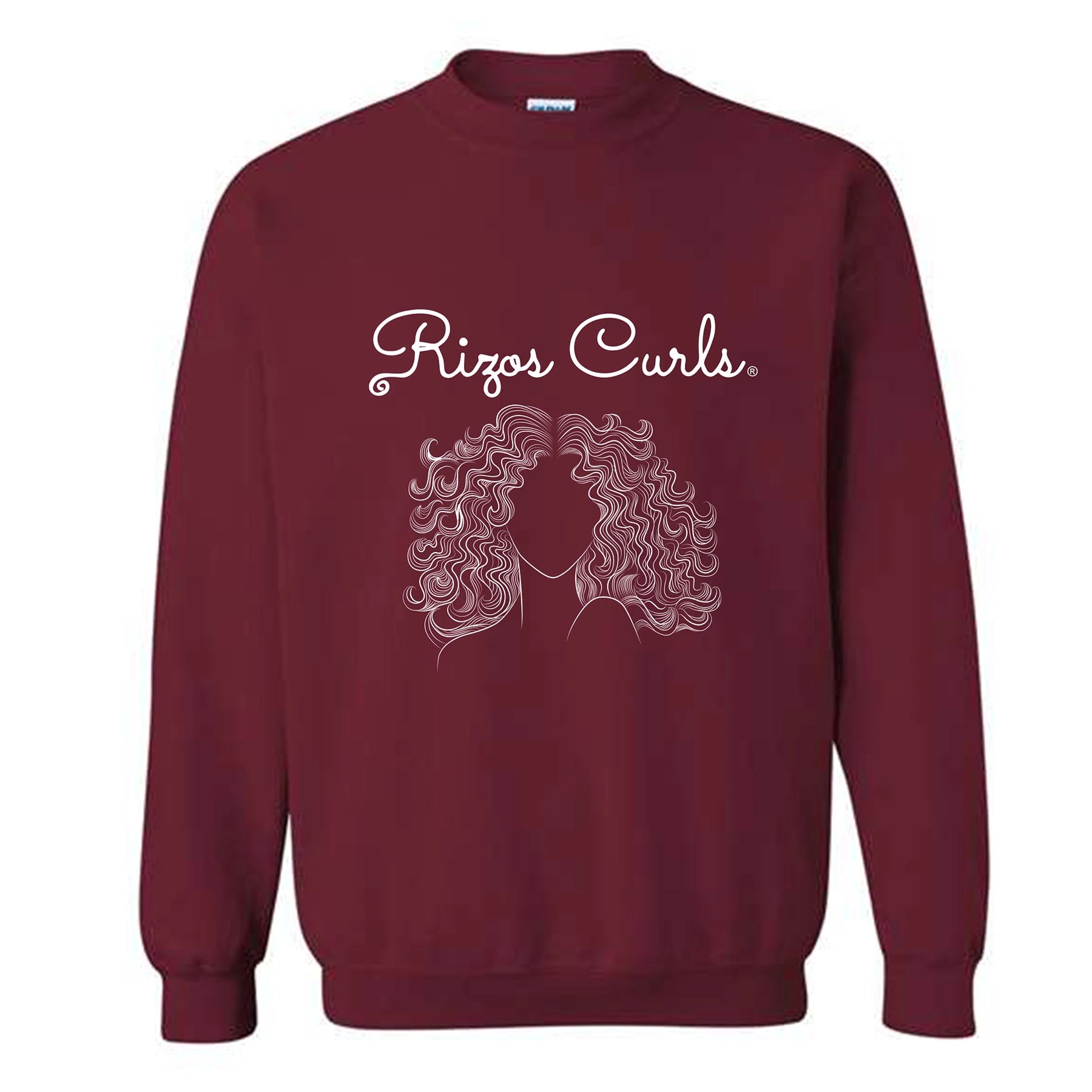 SOLD OUT - Rizos Curls Sweatshirt: Burgundy
