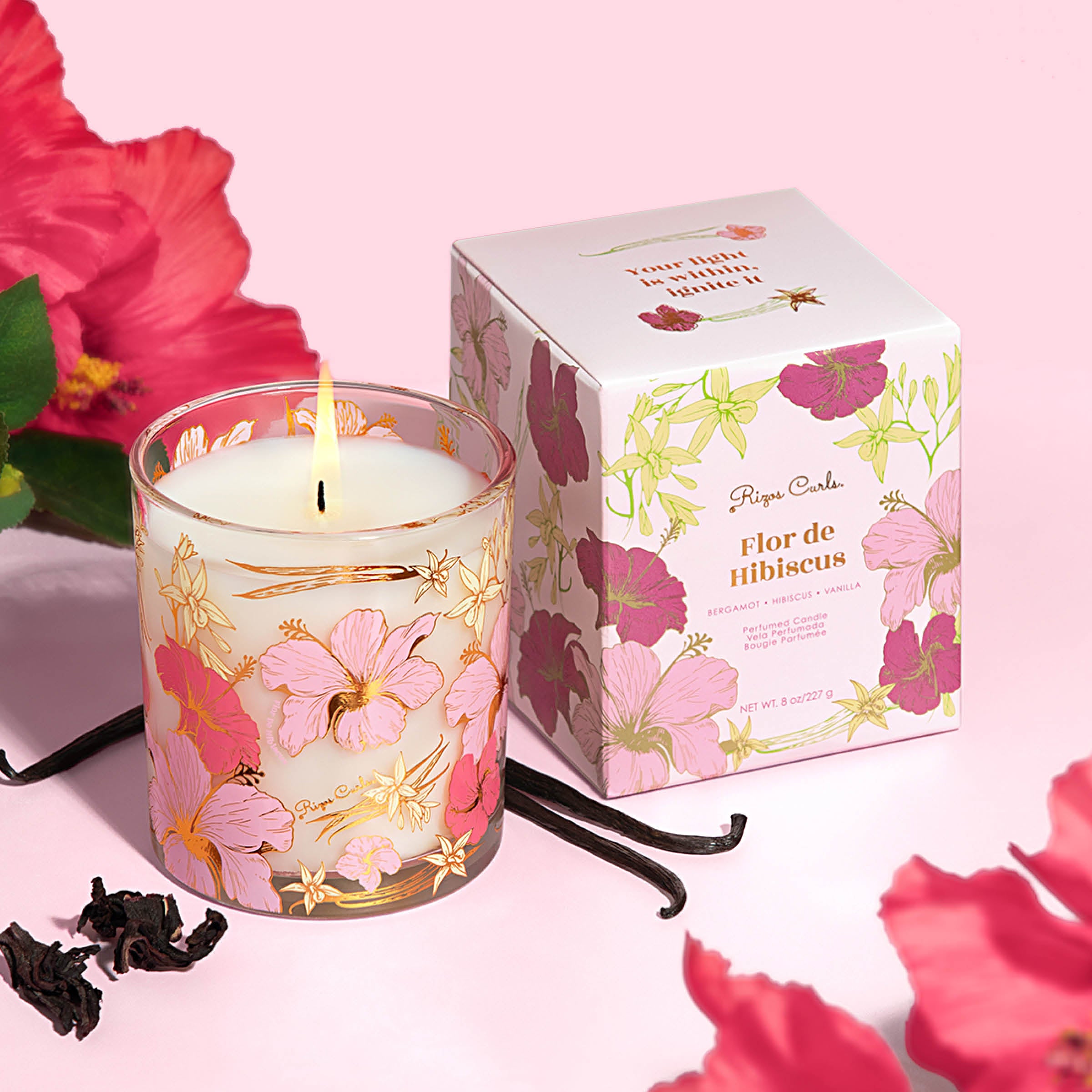 Limited-Edition Flor de Hibiscus Perfumed Candle