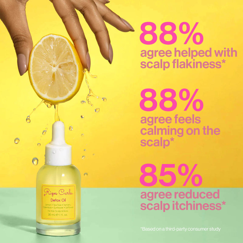 Detox Oil for Hair, Scalp & Body: Healing Tea Tree & Lemon for Scalp Health