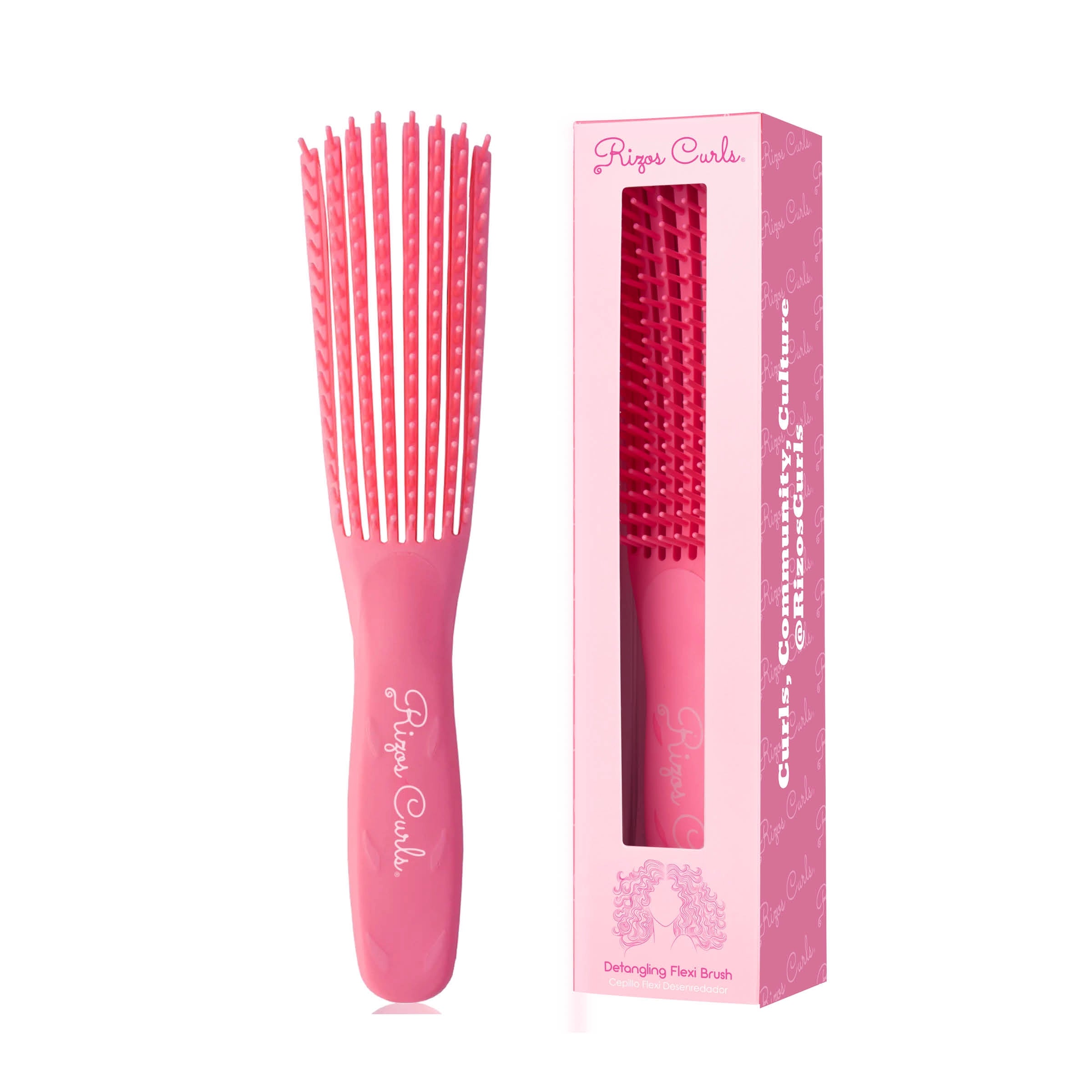 Pink Detangling Flexi Brush