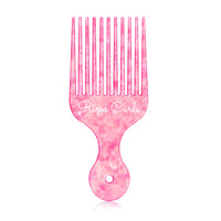 Pink Hair Pick Comb