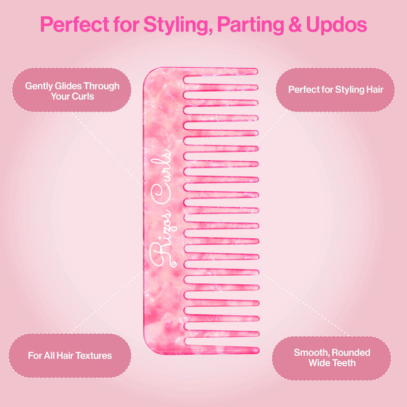 Curling hair sales styling comb