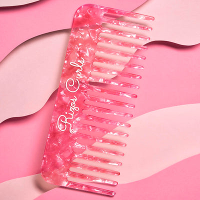 Pink Wide Tooth Styling Comb