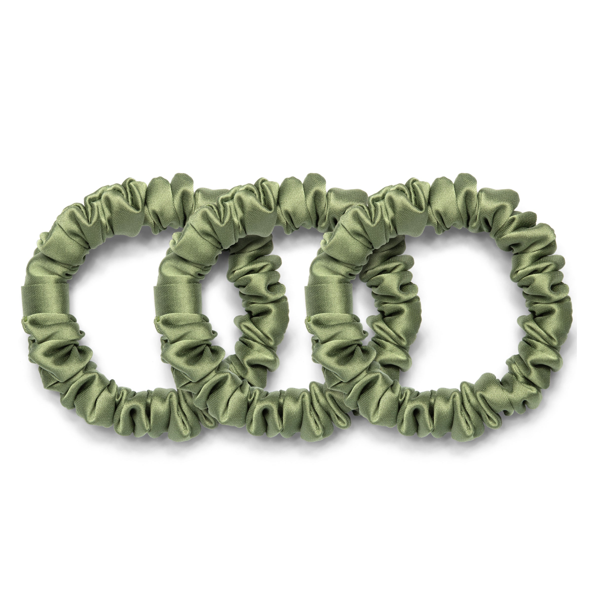 🎁 Vegan Silk Mini Scrunchies 3-Pack (100% off)