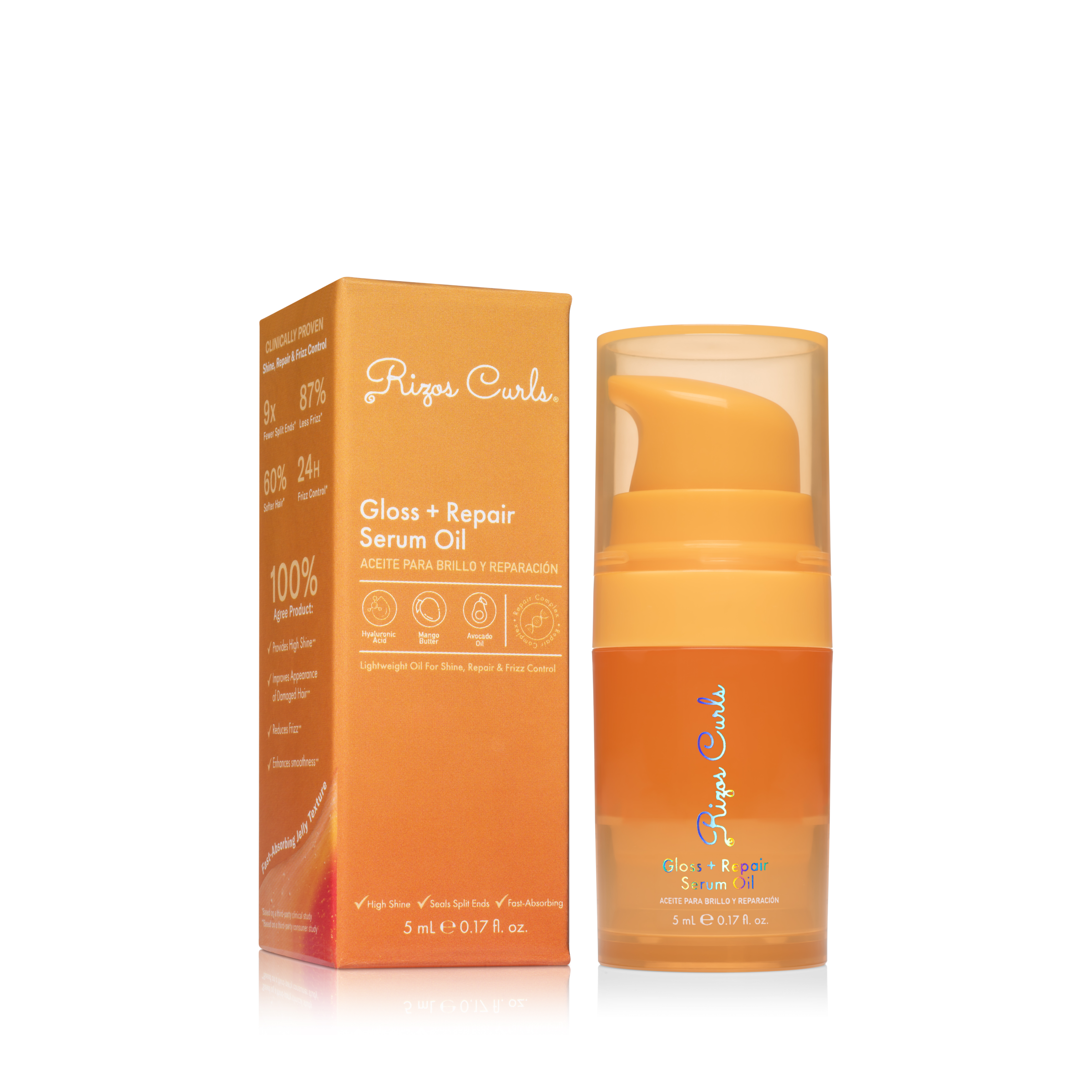 Travel Size Gloss + Repair Serum Oil 5ml