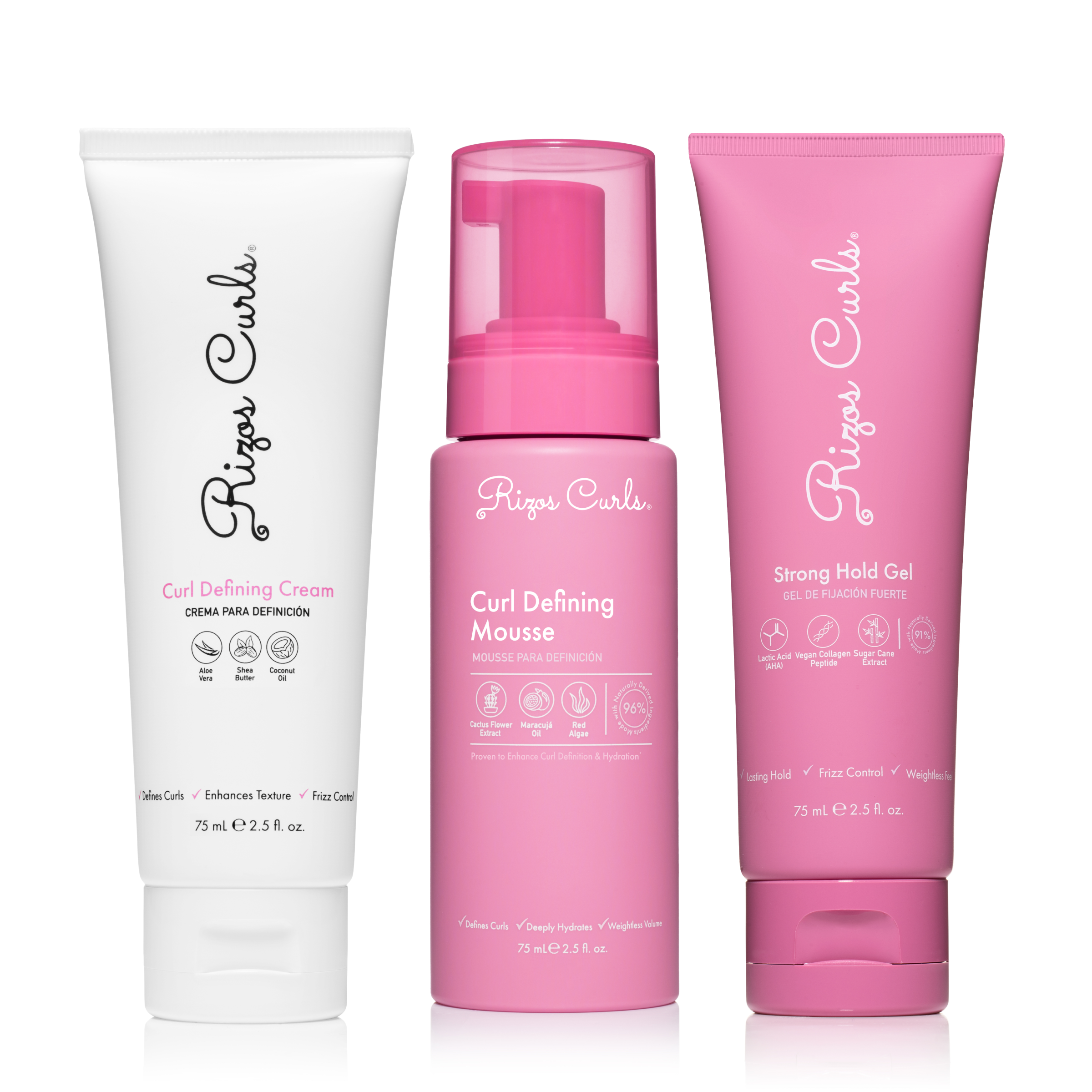 TikTok Exclusive Define & Hold Trio: Curl Def Cream, Mousse