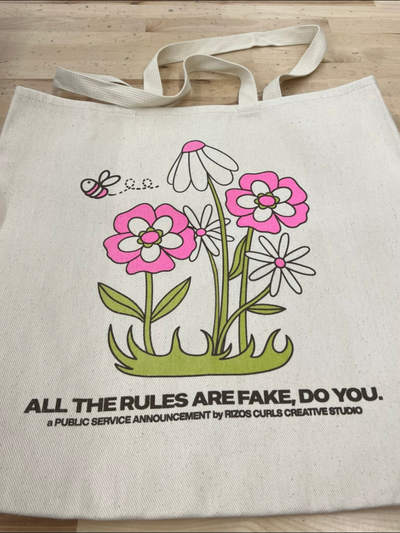 SOLD OUT - Rizos Curls 'Do You' Canvas Tote