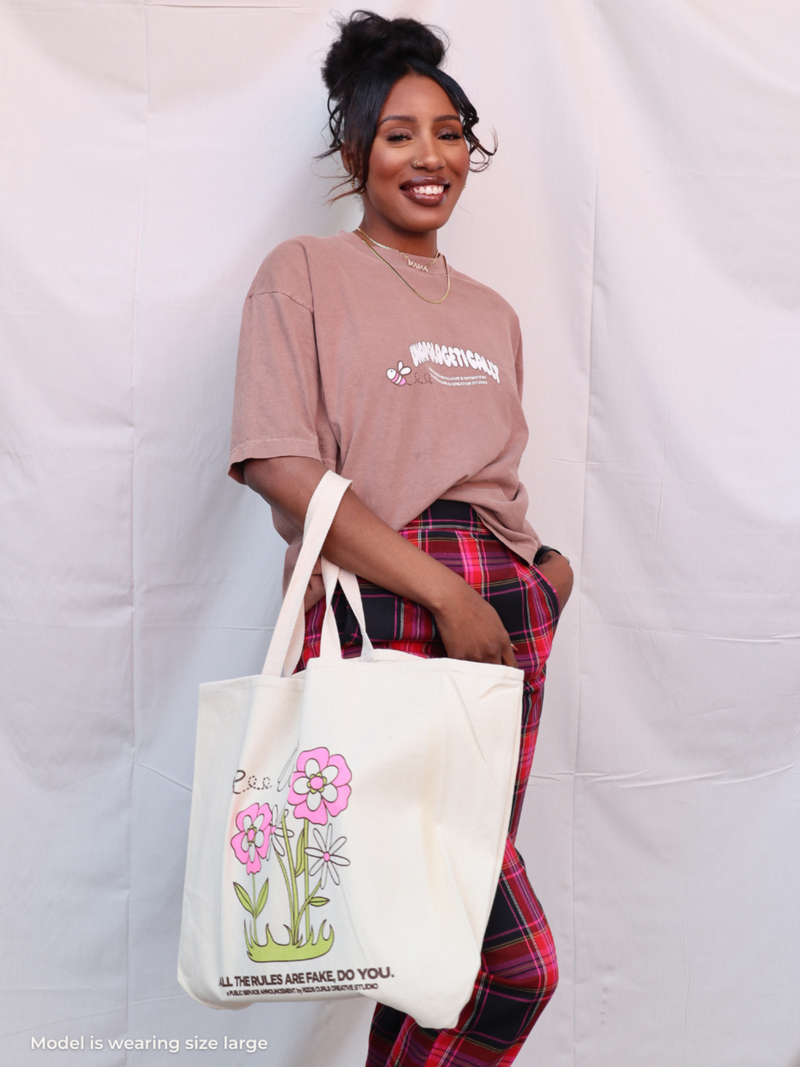 SOLD OUT - Rizos Curls 'Do You' Canvas Tote