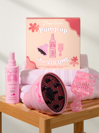 Kit Pump Up the Volume: spray para el cabello, difusor, peine para el cabello
